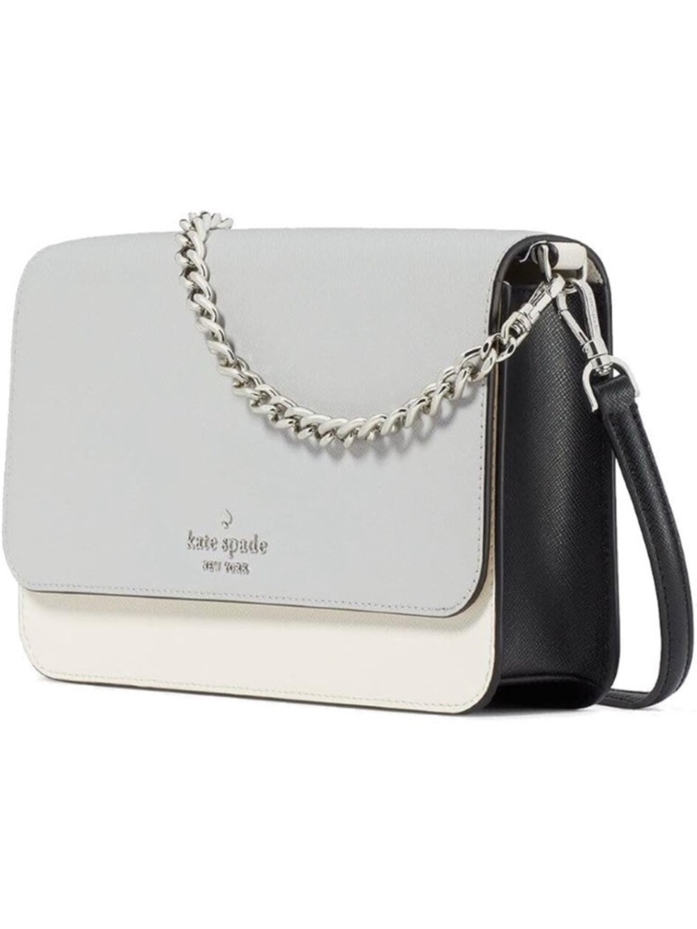 Kate Spade New York Women's Madison Saffiano Leather Flap Crossbody Bag NWT